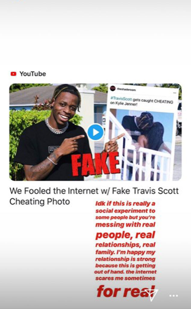 Kylie Jenner Slams Prank That Pulled Off Travis Scott Cheating Photo